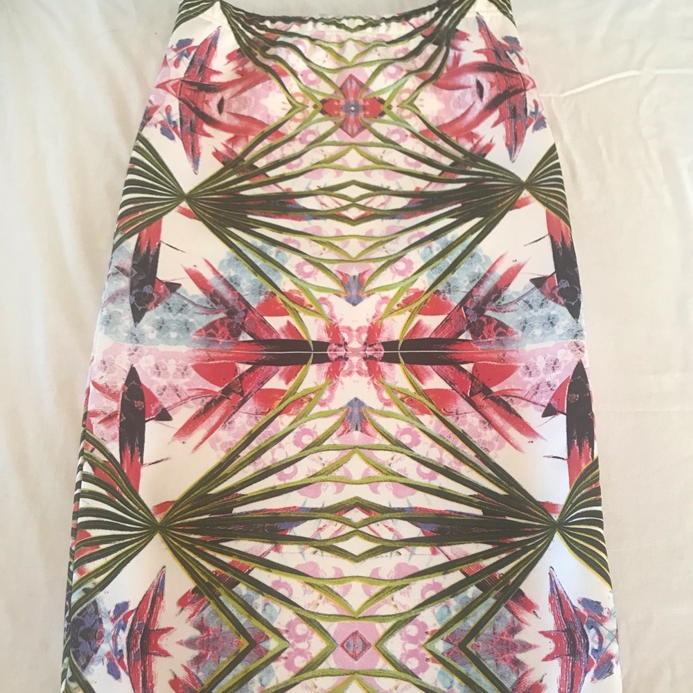 Midi Pencil Scuba Skirt